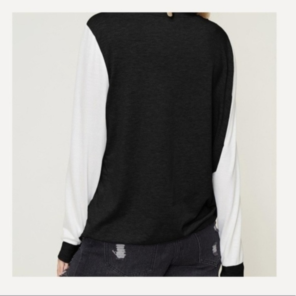 Weekend Vibes Printed Raglan Top - Picture 5 of 6